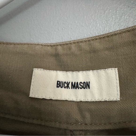 Buck Mason Desert Twill Gurkha Pant in Cadet Khaki - Picture 5 of 7